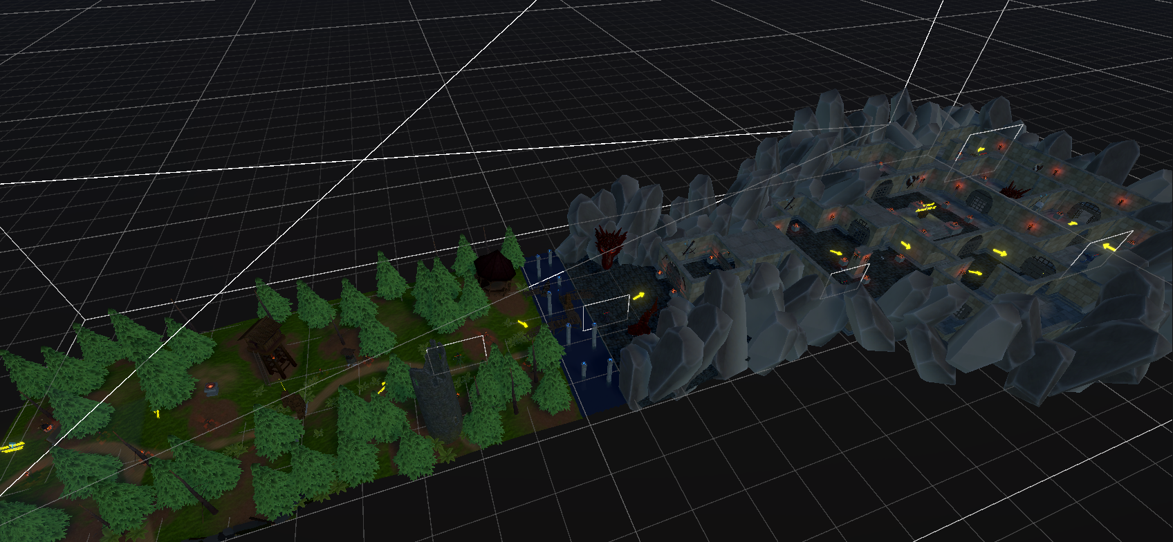 Unity third-person shooter game environment